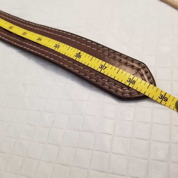 Genuine Leather Belt for Men Dress Causal 34 Stitch Pattern - Picture 4 of 5